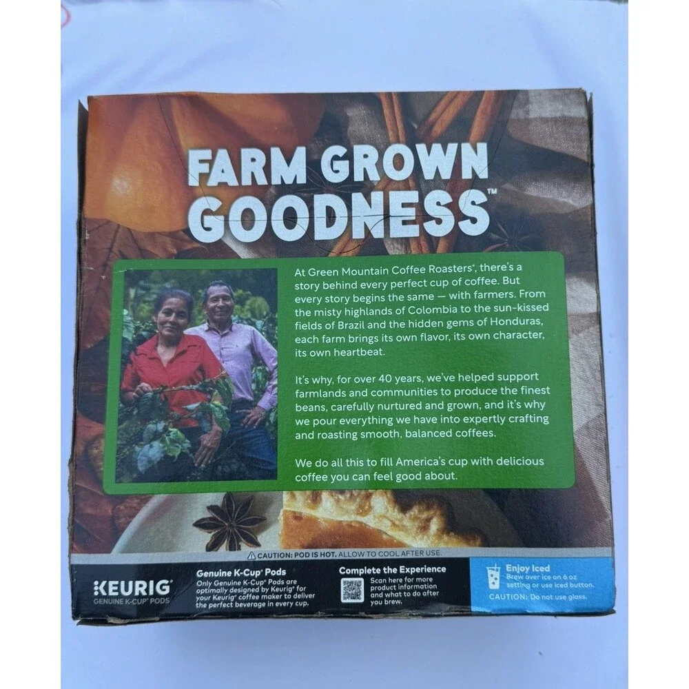 Green Mountain Coffee Roasters Seasonal Selections Pumpkin Spice 32 Count